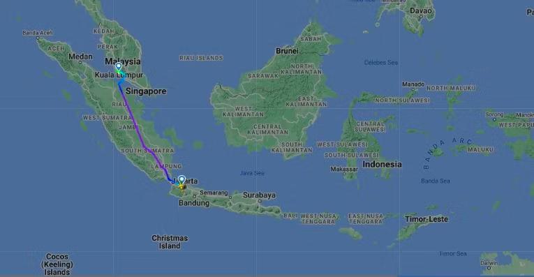 雅加達(dá)至吉隆坡空運(yùn)